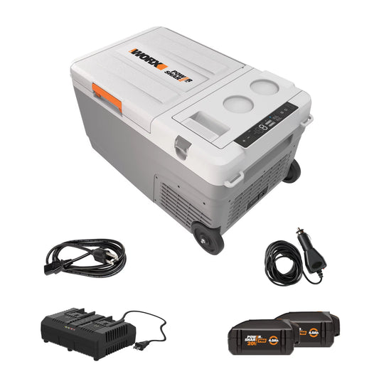 Worx WX876L 20V 5Ah Power Share Electric &#038; Battery Powered Cooler (Battery and Charger Included)