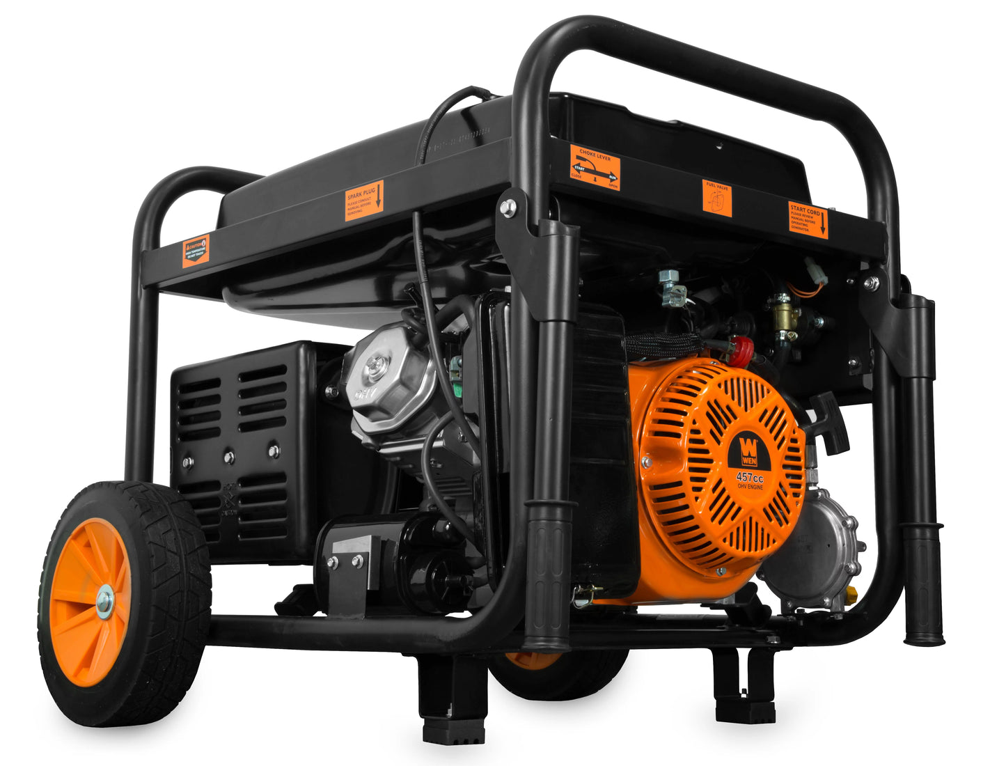 WEN 11,000-Watt 120V/240V Dual Fuel Portable Generator with Wheel Kit and Electric Start &#8211; CARB Compliant