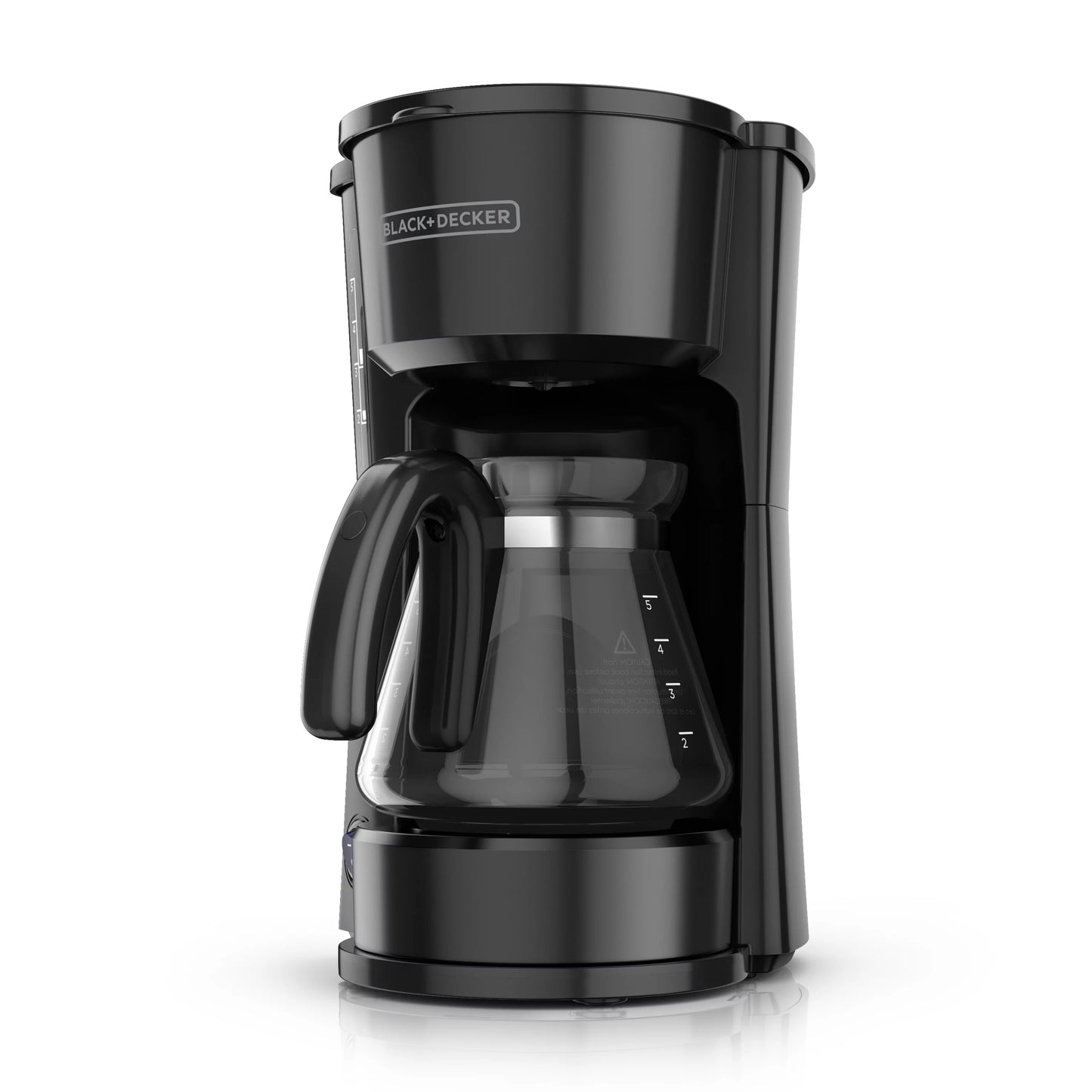 BLACK+DECKER 4-in-1 Coffee Station 5-Cup Coffee Maker in Stainless Steel Black