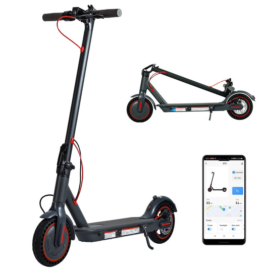 Dazone Electric Scooter, 350W Folding E-scooter,  8.5&#8243; Tires 2 Wheels Max 20 Miles Range and 15.5Mph Speed, for Adult  Commuter Foldable Portable Escooter