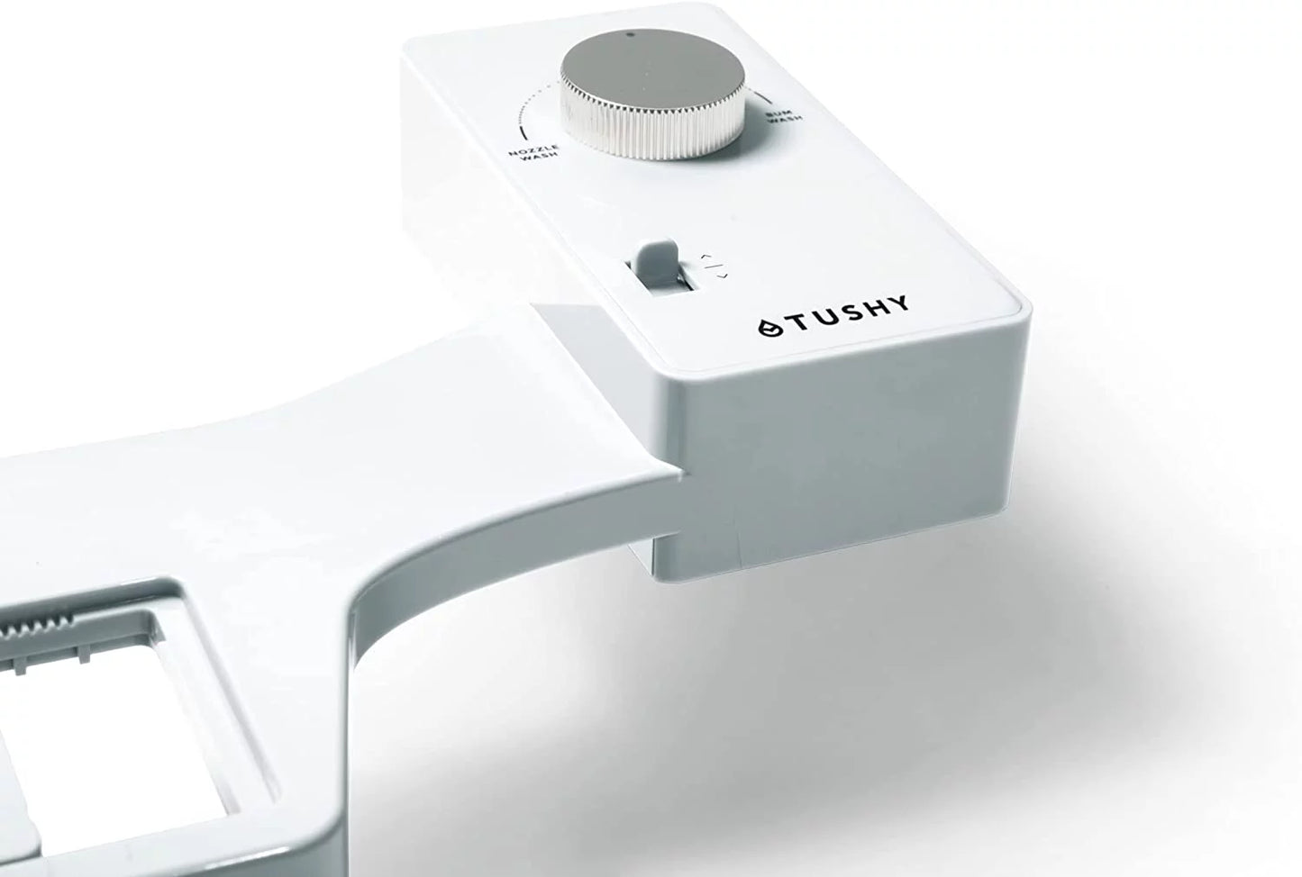 TUSHY Classic 2.0 Bidet Toilet Seat Attachment, White &#038; Silver