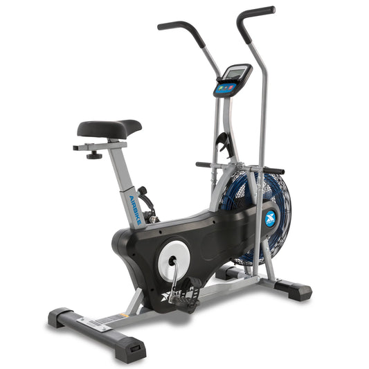 XTERRA Fitness AIR350 Low Impact Full Body Workout Exercise Bike with Wind Resistance and LCD Display