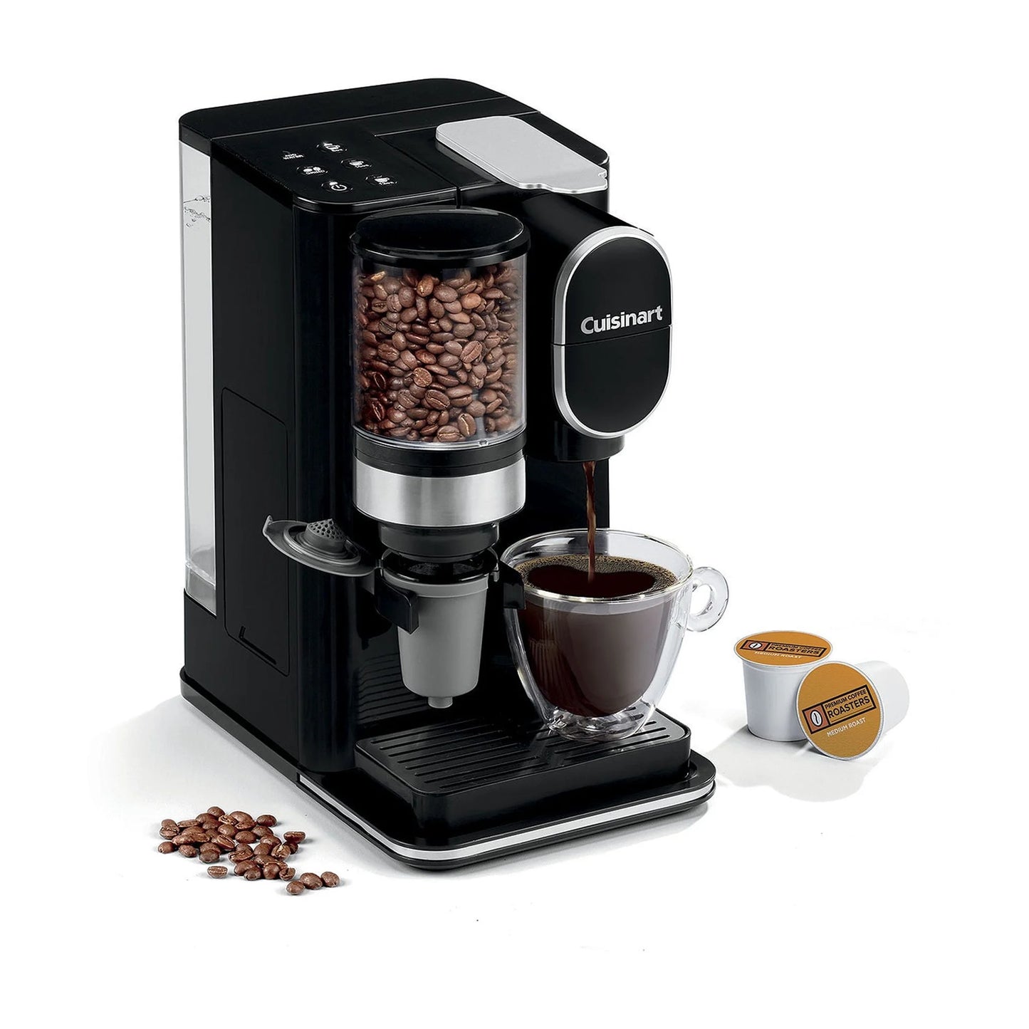 Cuisinart Grind &#038; Brew Single-Serve Coffeemaker, 100g, Black, DGB-2