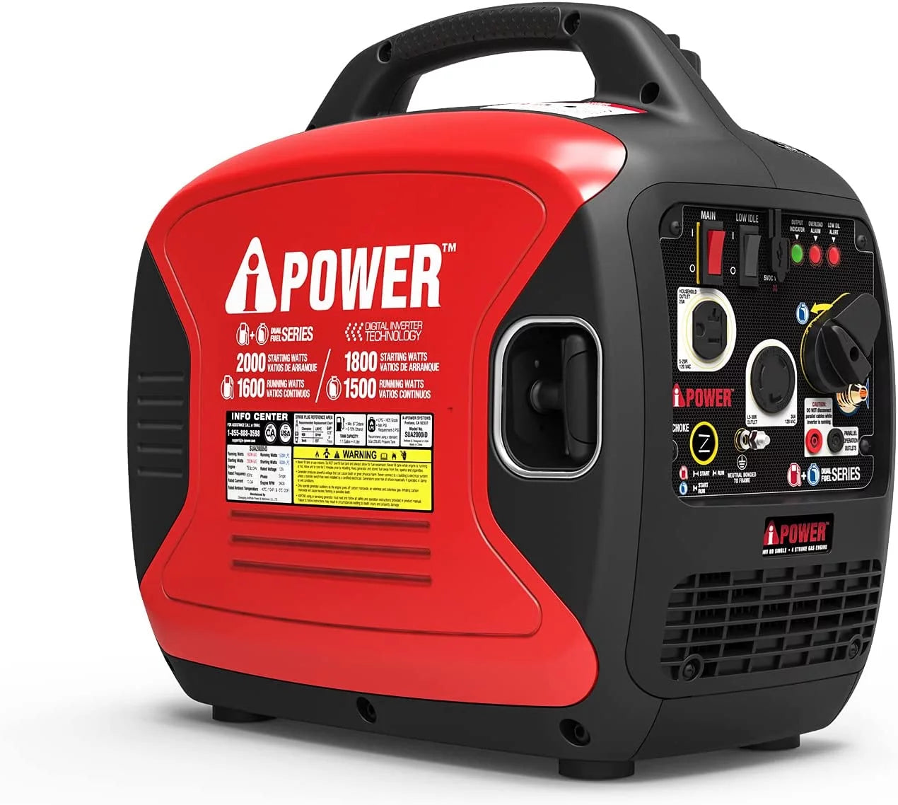 A-IPower 2000 Watt Dual Fuel Power Inverter