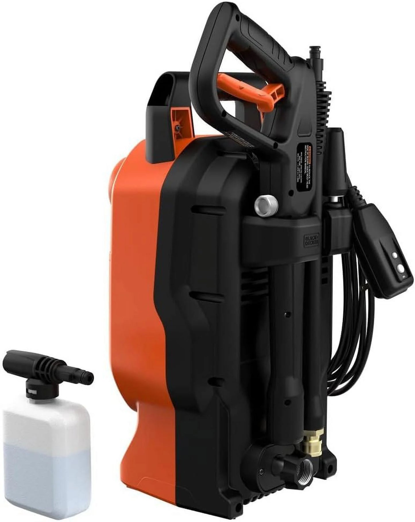 BLACK+DECKER Electric Pressure Washer, Cold Water, 1700 PSI, 1.2 GPM BEPW1700