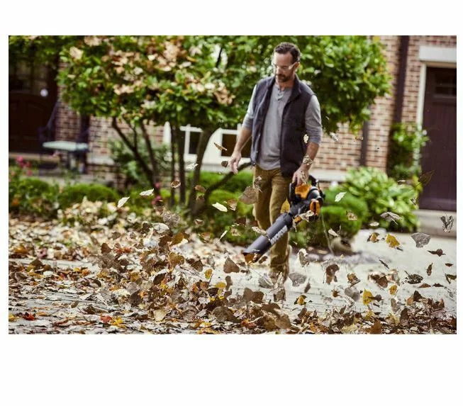 Worx WG524 12 Amp TRIVAC 3-in-1 Electric Leaf Blower/Mulcher/Vac with Leaf Collection System