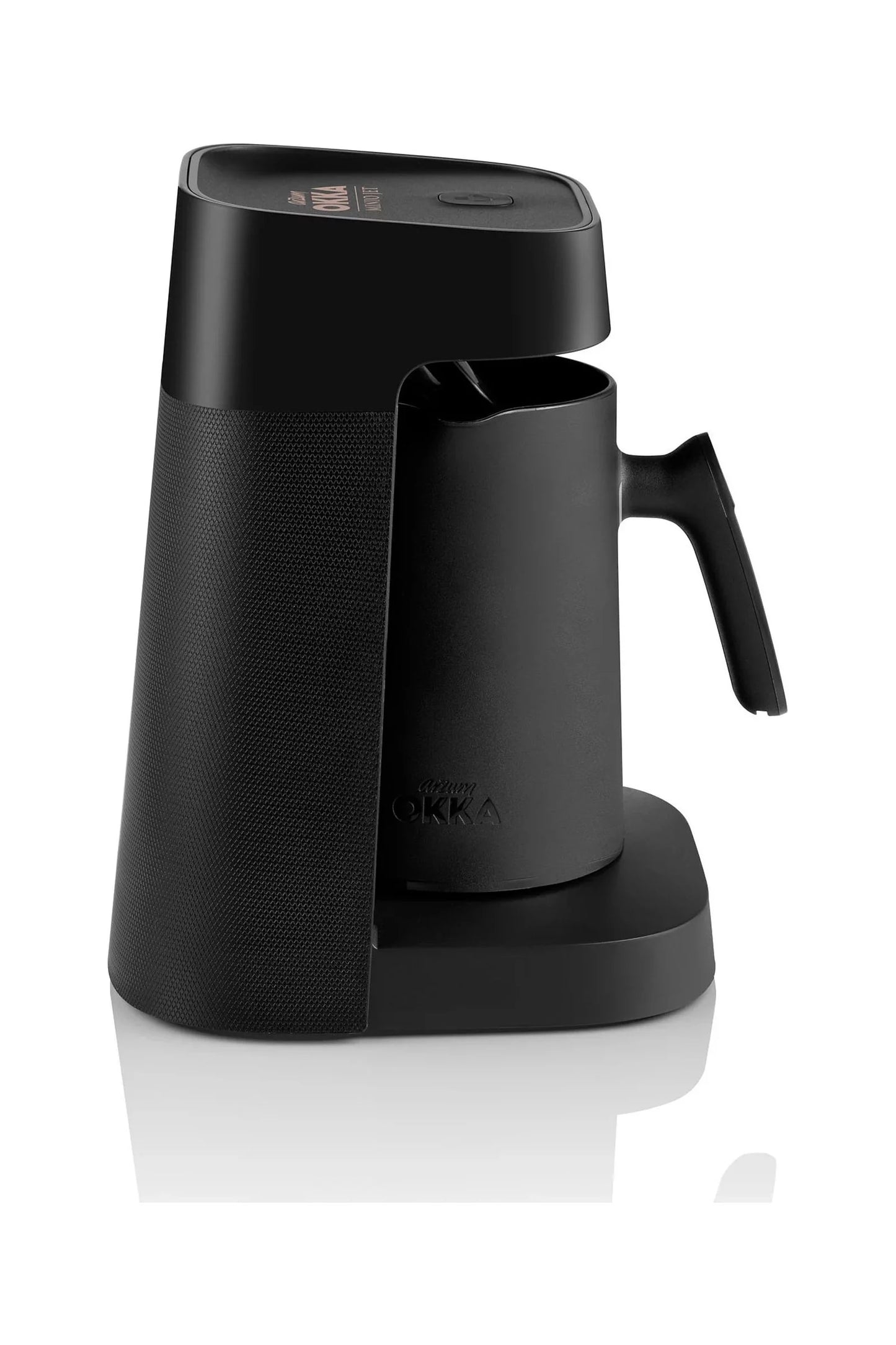 Arzum Okka Jet Automatic Turkish Coffee Maker, Black/Copper, 5 Cups