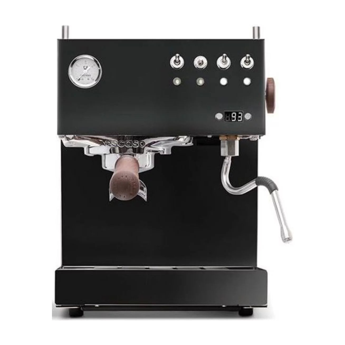 Ascaso Steel Duo Espresso Machine &#8211; Black and Walnut